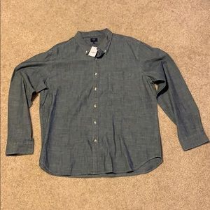 J Crew Chambray long sleeve button up